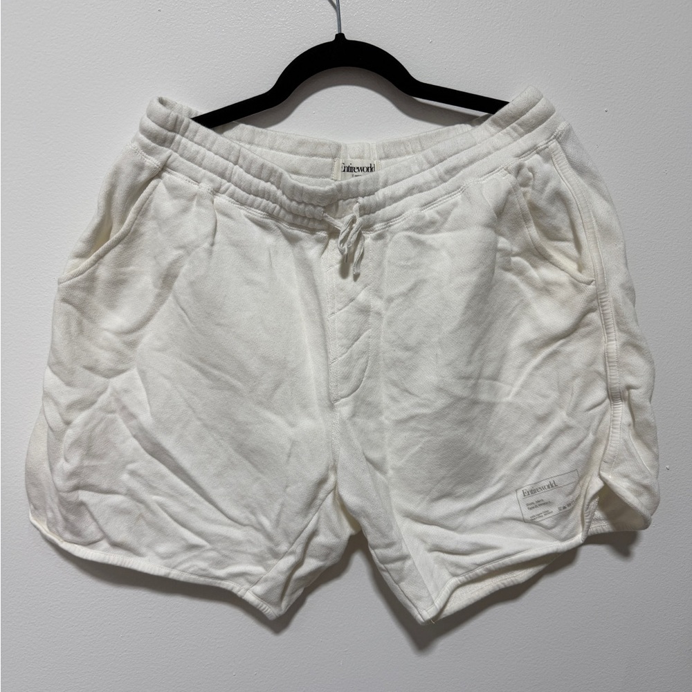 Entireworld Classic White Athletic Shorts